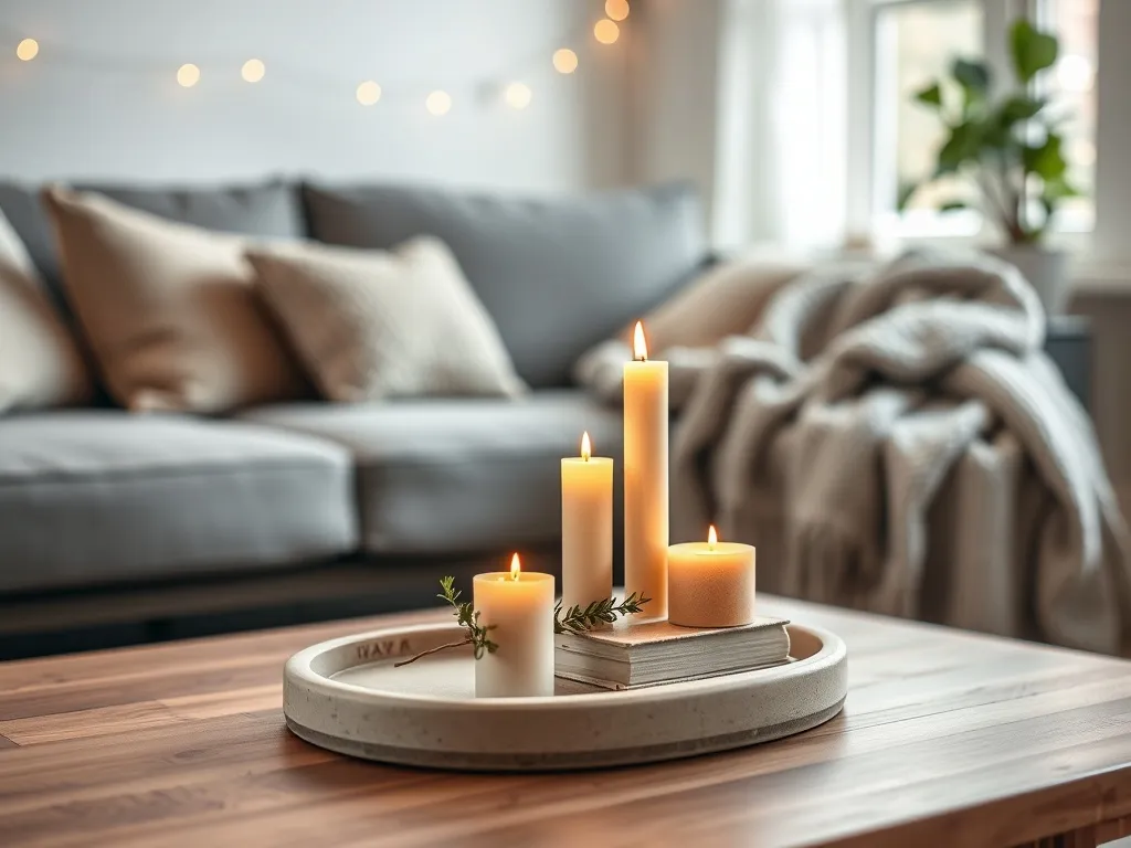 Jak ustawić świece w salonie?