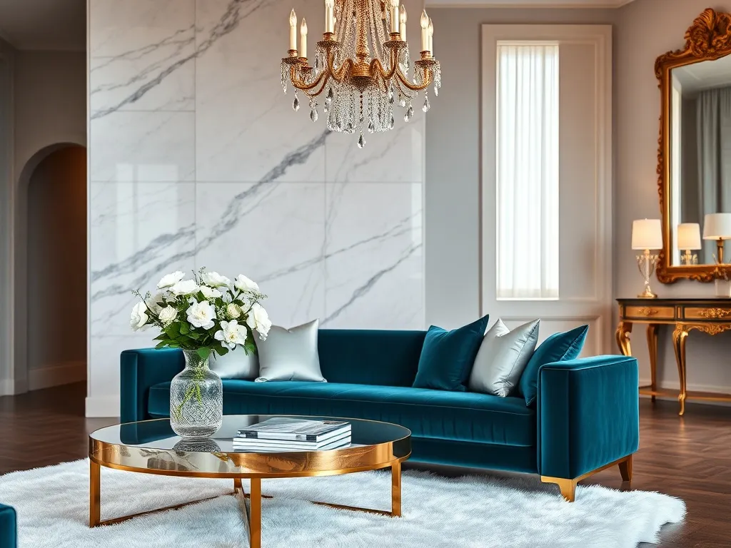 Jak wygląda mieszkanie w stylu glamour?